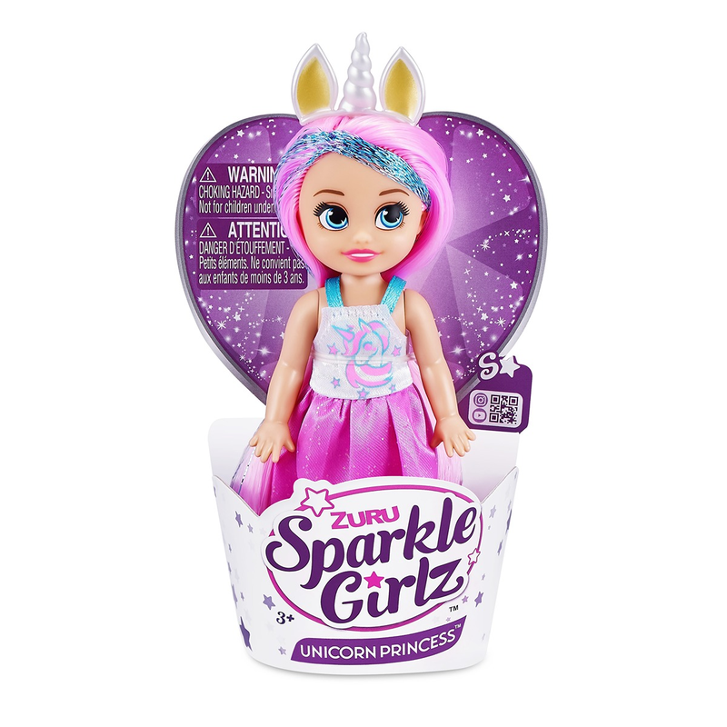 SPARKLE GIRLZ, papusa, Unicorn, diverse modele, 12 cm infant-ro